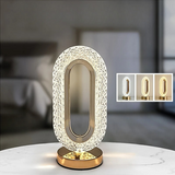 Bordslampa i kristallakryl med touch-dimmer MILA Sverige