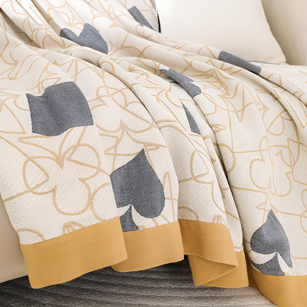 Poker Mönster Bomull Filt Carvallo