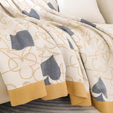 Poker Mönster Bomull Filt Carvallo