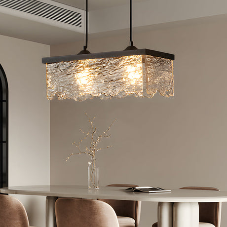 1/2-Ljus Glas 3-Stegs Dimbara Krona Lampa Matrum Belysning Carvallo