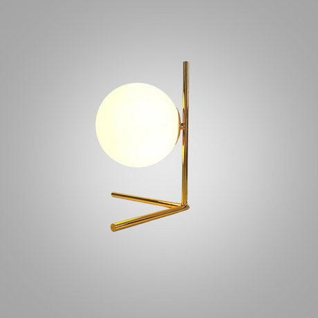 LumeSphere – Dimbar LED Bordslampa med Glaskula för Vardagsrum och Sovrum Carvallo