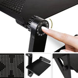 360 Ergonomisk Laptop Ställ För Skrivbord Med Avtagbar Musplatta Carvallo