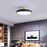 Modern cirkulär LED taklampa – semi-flush design Carvallo
