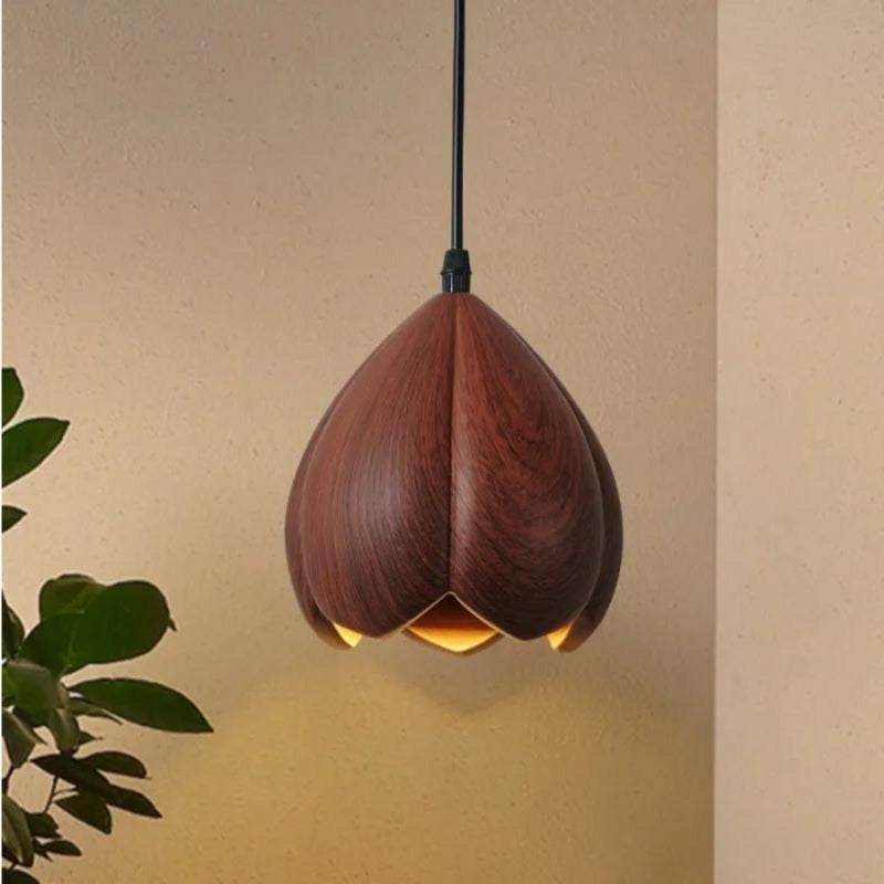 NatureGlow – Elegant klockformad pendellampa för mjukt ljus Carvallo