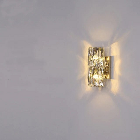 CrystalLuxe - Kunglig Sovrums Vägglampa Carvallo