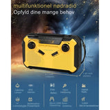 PrepMate - Bärbar nödradio och powerbank för överlevnad och friluftsliv Carvallo