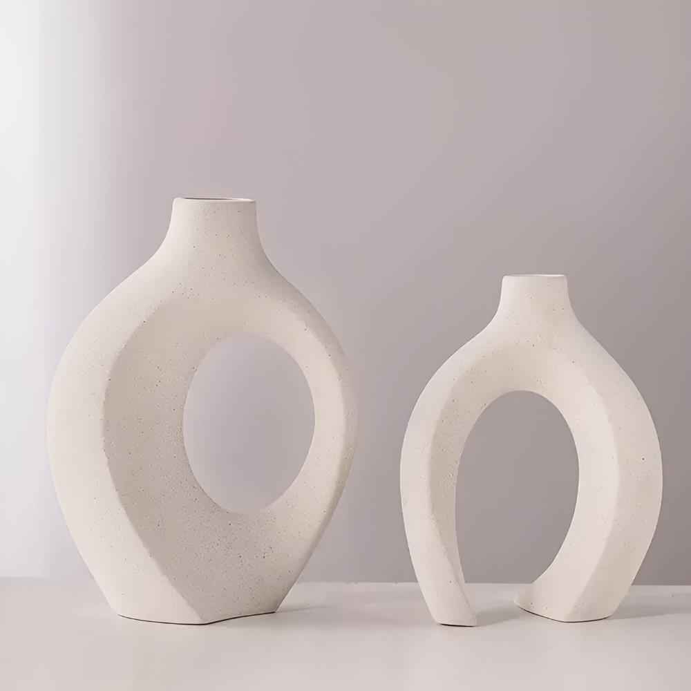 Unity Vase Duo | Modern Abstrakt Keramik Carvallo