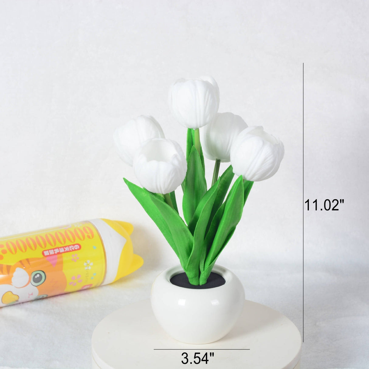 Blooming Tulip & Peony LED-nattlampa – elegant blomglöd MILA Sverige