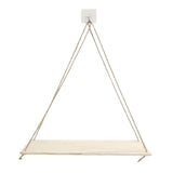 Carvallo – Hängande Trähylla med Minimalistisk Repdesign Carvallo