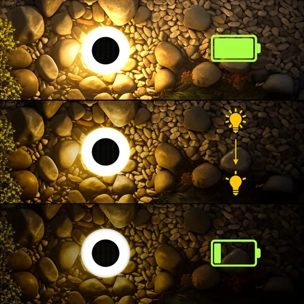 Solar LED utomhus gångvägsbelysning | 4 Pack Carvallo