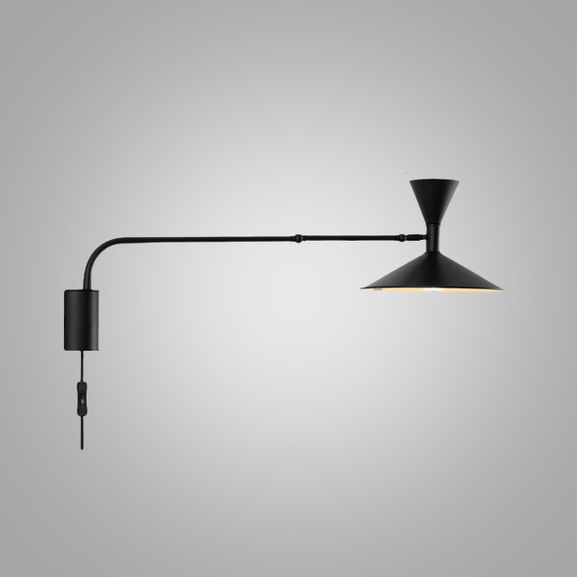 LumiFlex - Nordisk Svänggavel - Justerbar LED Läsarmatur för Boende- och Arbetsutrymmen Carvallo