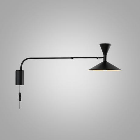 LumiFlex - Nordisk Svänggavel - Justerbar LED Läsarmatur för Boende- och Arbetsutrymmen Carvallo