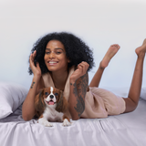 Bamboo Passformlakan - Husdjursrullande för Hundar/Katter Familj Carvallo