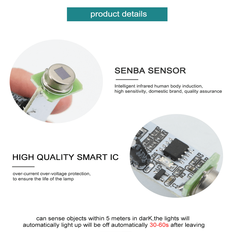 Smart Rörelsesensor LED-lampa Glödlampa-Kök-BB-Hemnix