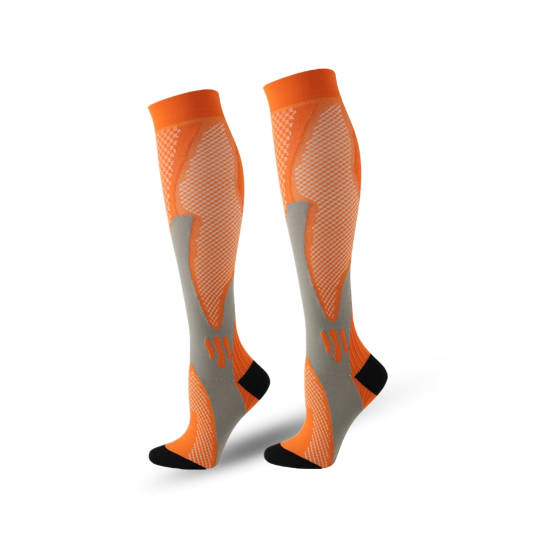 CoolSox™ kompressionsstrumpor-Hemnix-2 par Orange-S-M-Hemnix