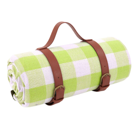 Vändbar rutig bomulls-picknickfilt Carvallo
