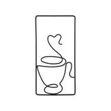 Brew Mood - Ästhetisk Kaffe Metall Väggdekoration Carvallo