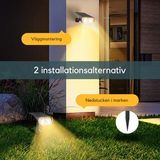 SunBeam – 2-i-1 utomhus solcellslampa Carvallo