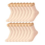 Mjuka Sammet Vintersockor-Vintersockor-BB-8 par-Beige-Hemnix