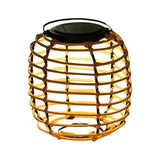 Solar lantern i rottingdesign – dekorativ trädgårdsbelysning för utomhusbruk Carvallo