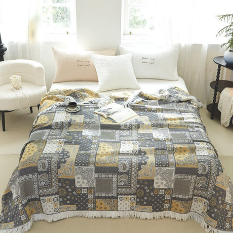 Mosaic pattern Cotton fork Felt Carvallo