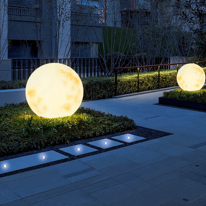 Utomhus Trädgårdslampa Måne Boll Lampa Carvallo