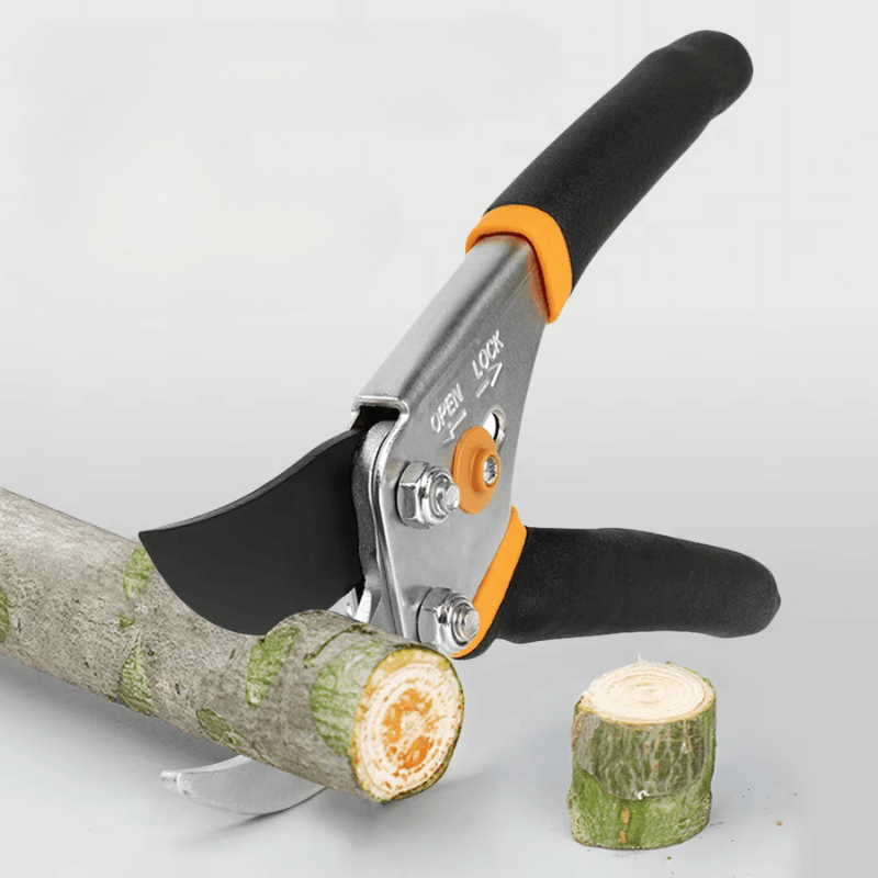 Carvallo Pro Häcksax | Rostfri kling | Ergonomisk & Rutschfest | Precision för fruktträd & buskar Carvallo