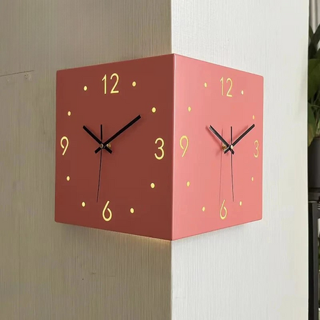 DualEdge - Modern väggklocka med skala och tyst gång Carvallo