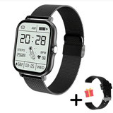 Digital Smart Watch för Män & Kvinnor Med Bluetooth Samtal, Full Touch Skärm, Fitness & Sport Tracker Carvallo