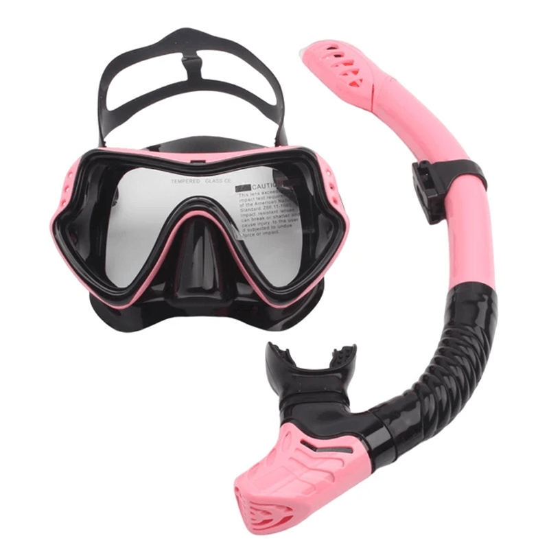 Cyklop Snorkelset Vuxen-Personligt-BB-Rosa-Hemnix
