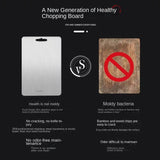 Rostfritt Stål Antibakteriell Matklassad Skärbräda Carvallo