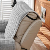 Snug Grid Recliner Cover Carvallo