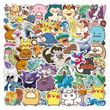 Poke Klistermärken Set – 50 Unika Stickers för Samlare och Fans-Övriga Leksaker-BB-C-Hemnix