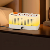 Carvallo – Vit ljudmaskin med nattljus och Bluetooth-högtalare för avkoppling Carvallo