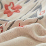 Versailles-inspired reversible floral blanket Carvallo