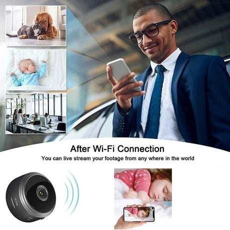 1080p Magnetisk WiFi Mini Säkerhets Trådlös Kamera Carvallo
