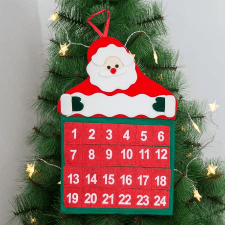 Nedräkning Jul Adventskalender i Tyg - Jultomte 24 Dagar-Jul-BB-Hemnix