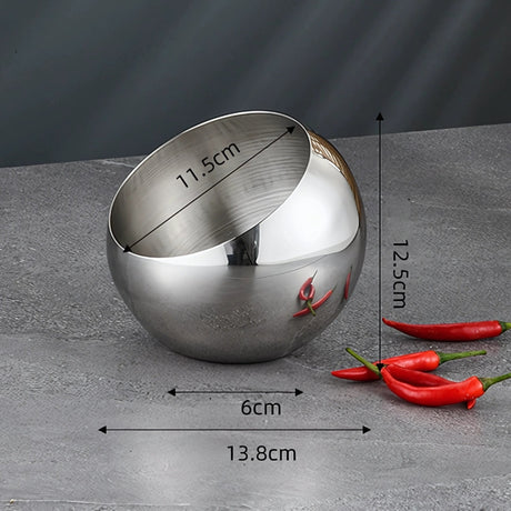 Modern Arc Rostfri Skål Carvallo