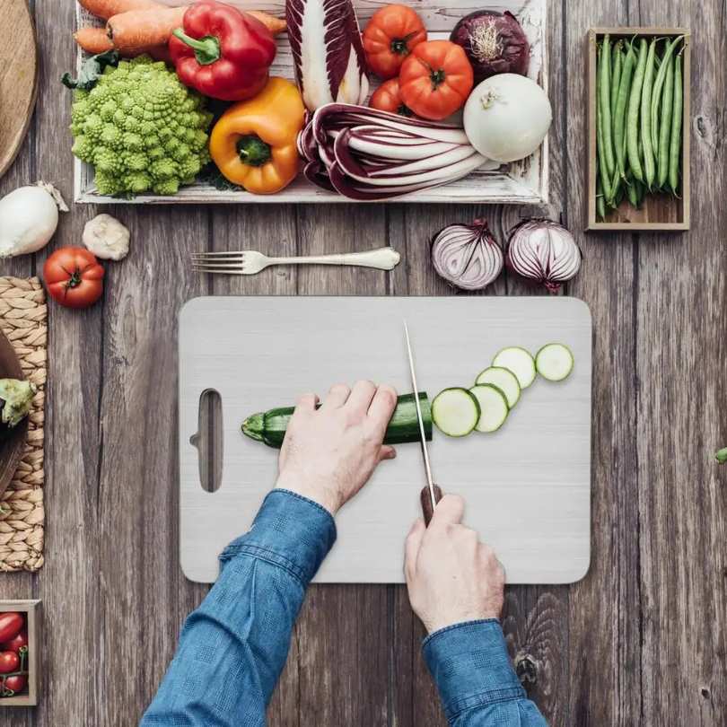 SteelPrep - Skärbräda i Rostfritt Stål-Köksutrustning-BB-Hemnix