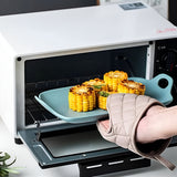 Silicone padded heat-resistant oven mitts Carvallo