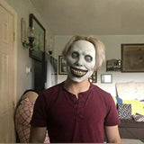 Vit Skräckmask – Perfekt för Halloweenfest och Läskiga Dekorationer-halloween-BB-Hemnix