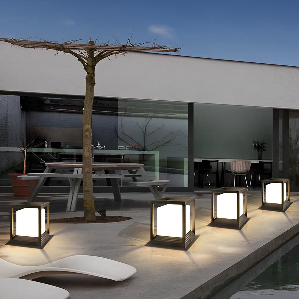 Utomhus solcells LED-ljuskälla svart aluminium Carvallo