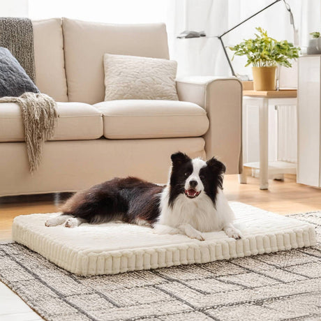 Faux Kaninpäls Ortopedisk Hundsäng Ultra Mjuk Varm Stödjande Carvallo