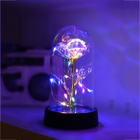 GoldenRose - Elegant Rosablomma Lampa för Gåvor och Dekoration Carvallo