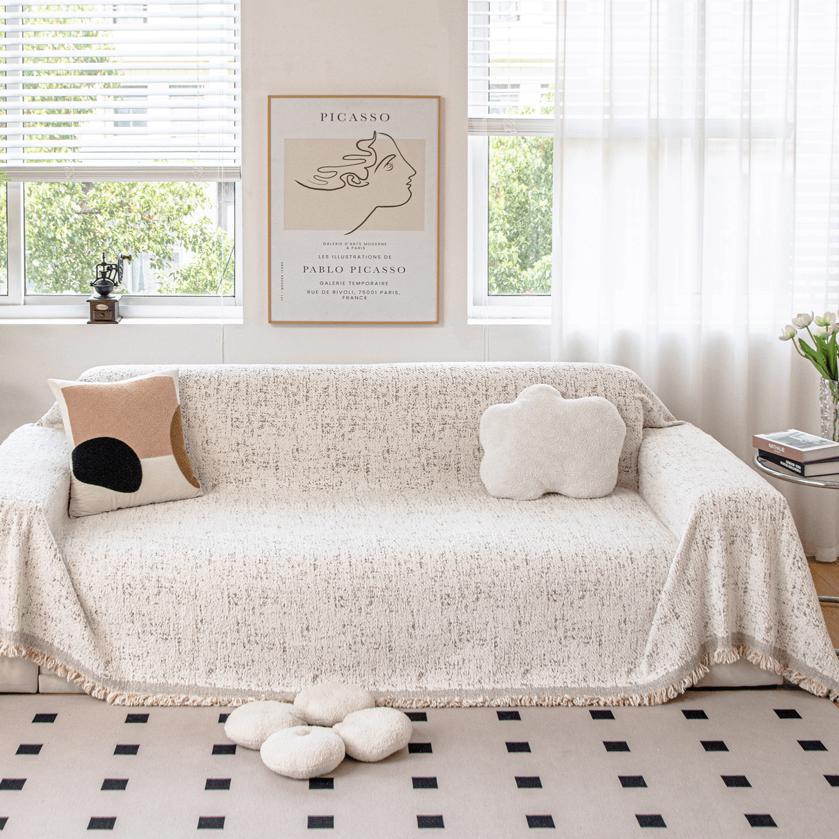 Sprinklade Prickar Sofföverdrag - Modernt, Stiligt & Hållbart Soffskydd Carvallo