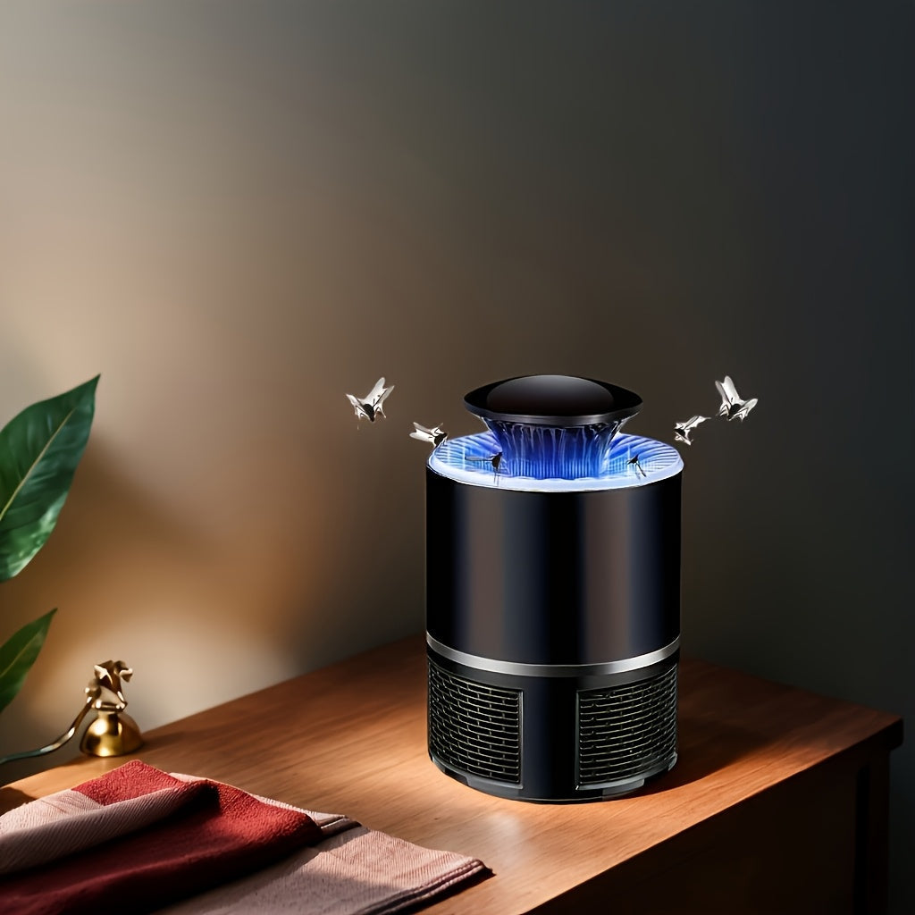 USB Tyst Mygglampa – Automatisk Insektsfångare med Blått Ljus Carvallo