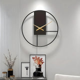 AurumQuiet Uhr - Minimalistische Lautlose Wanduhr Carvallo