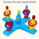 Carvallo Vatten-Bowling-set SplashStrike | Färgglada käglor med nummer | För pool & strand | Lätt & Bärbar Carvallo