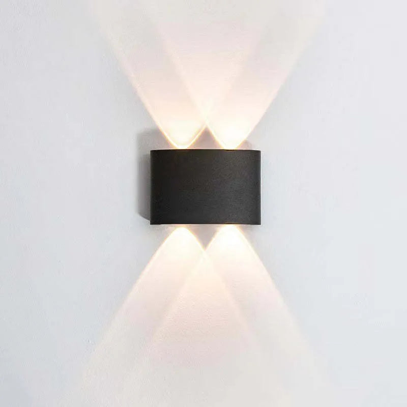Vägglampa Modern Vit LED Vattentålig Lampa Carvallo