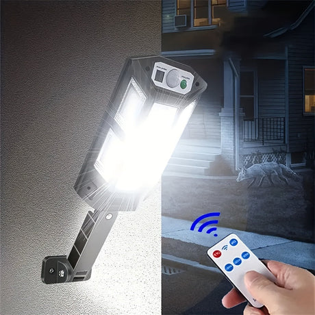 Utomhus Solvägglampa Rörelsesensor Plast Carvallo